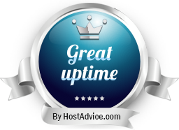 HostAdvice Great Uptime Award for TheHost.ua
